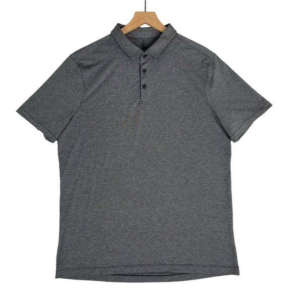 Lululemon Evolution Polo Shirt Mens XL Golf Athletic Wicking Performance Stretch - Picture 1 of 6